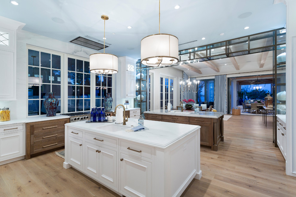 Kitchen - transitional kitchen idea in Miami