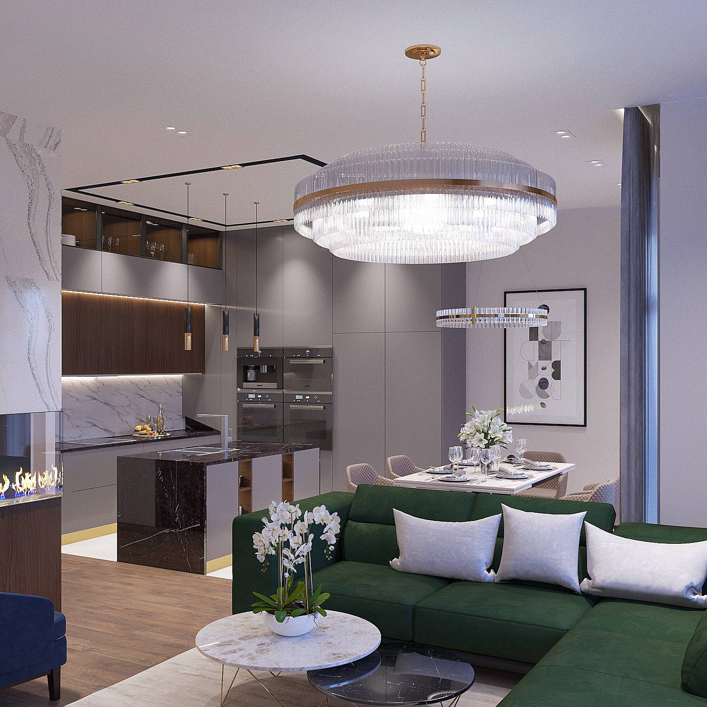 Квартира в ЖК Царская площадь, 104 м2