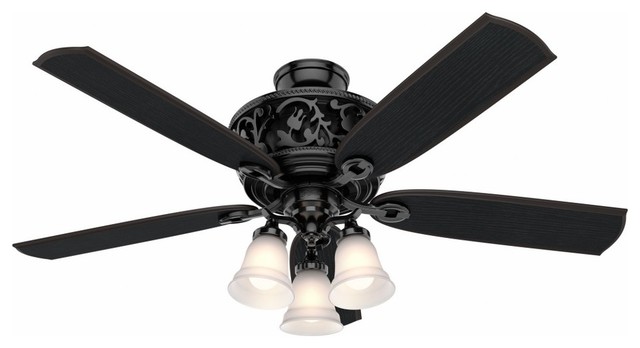 Hunter 59545 Promenade 54 Ceiling Fan With Light Kit Traditional Fans By 1stoplighting Houzz Hunter 59545 Promenade 54 Ceiling, Hunter Stanley Park 52 Ceiling Fan