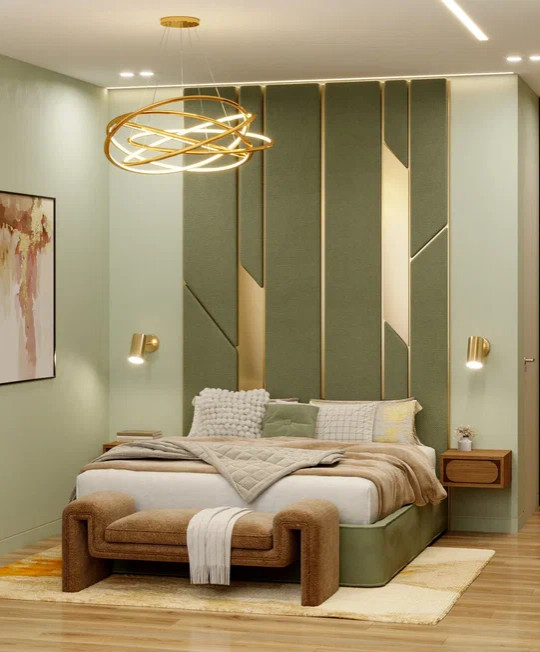 Яркий дизайн квартиры для пары в возрасте с элементами классики