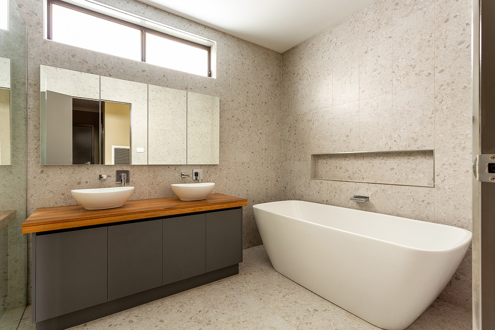 This is an example of a contemporary bathroom in Other.