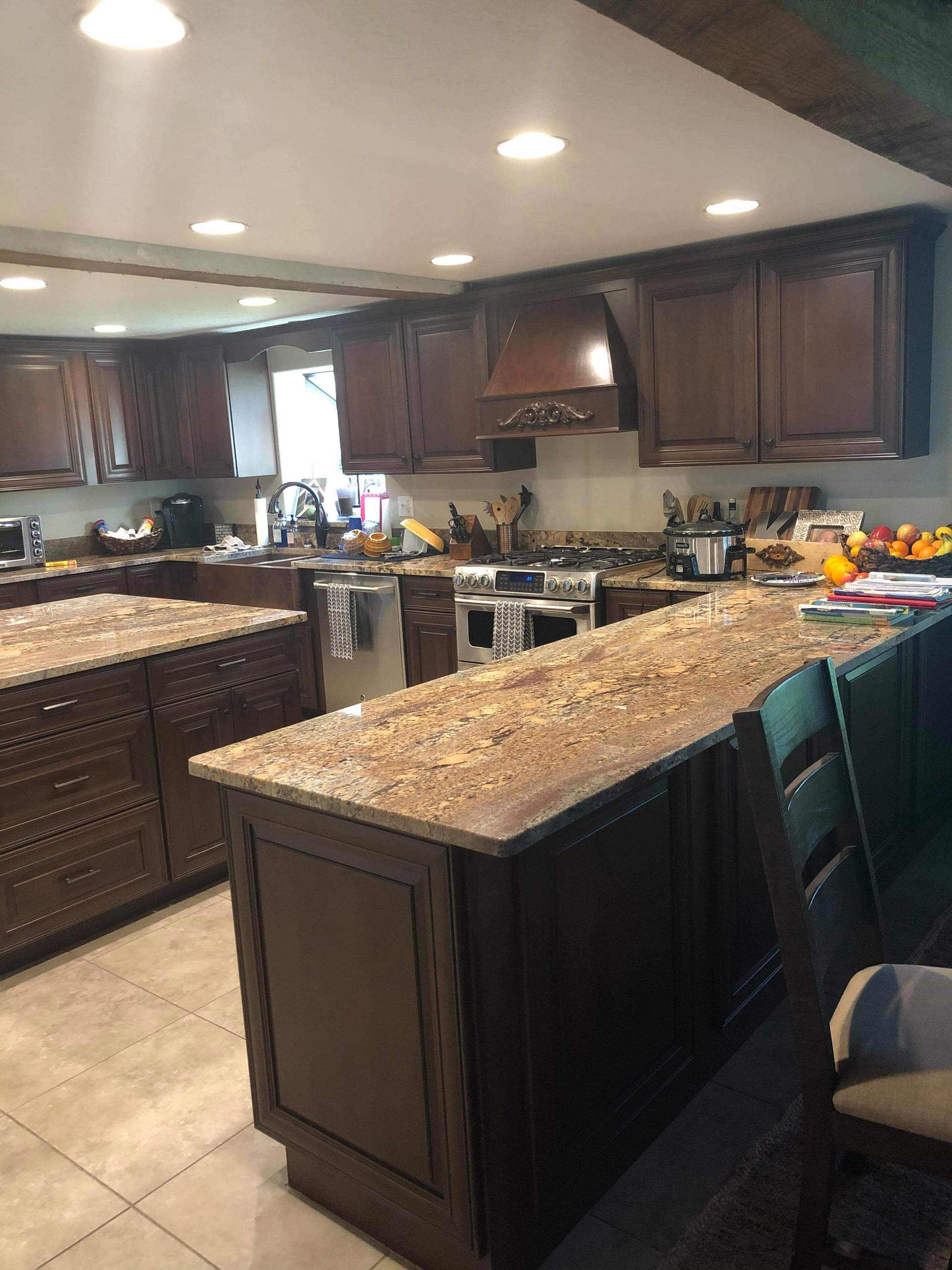 Log Cabin Kitchen Before