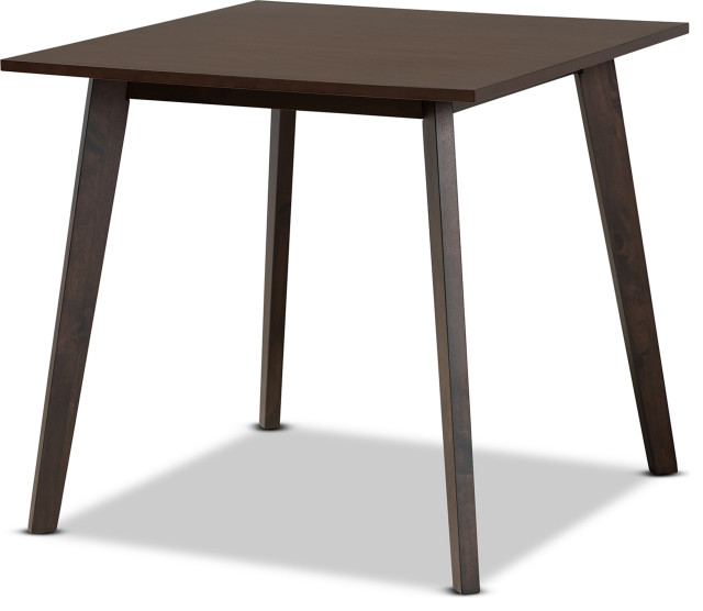Britte Square Dining Table - Dark Brown