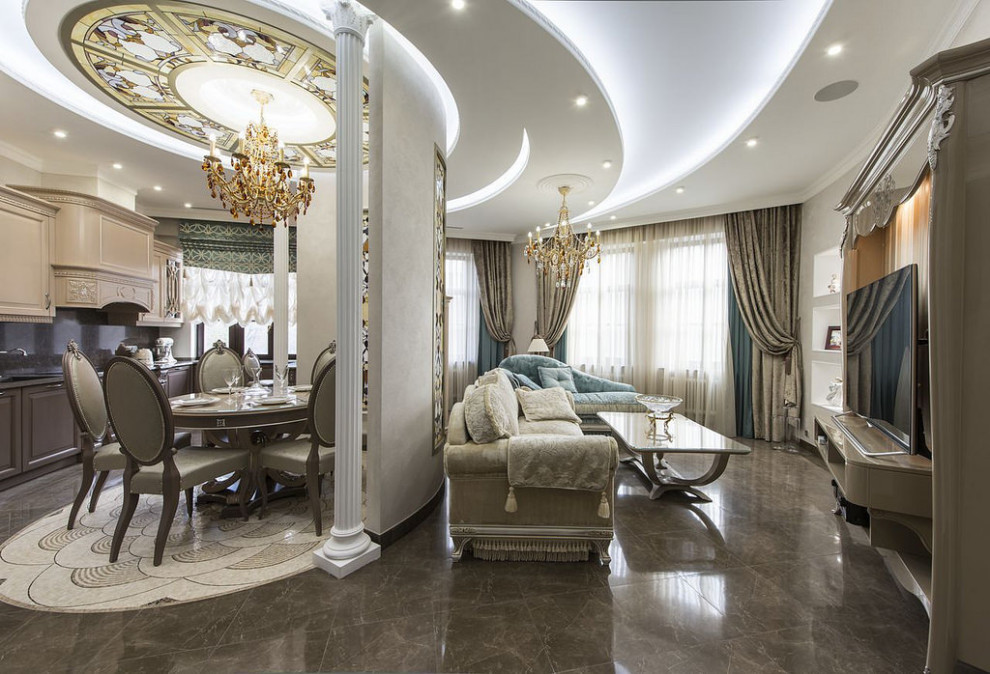 Частный интерьер ЖК Итальянские кварталы, Москва