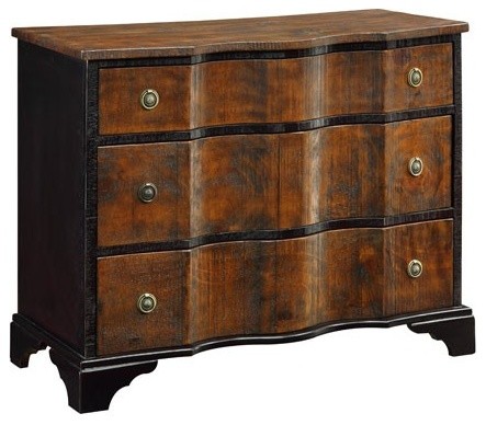 Coast To Coast - Derrings Black and Red Brown Two-Tone Accent Chest
