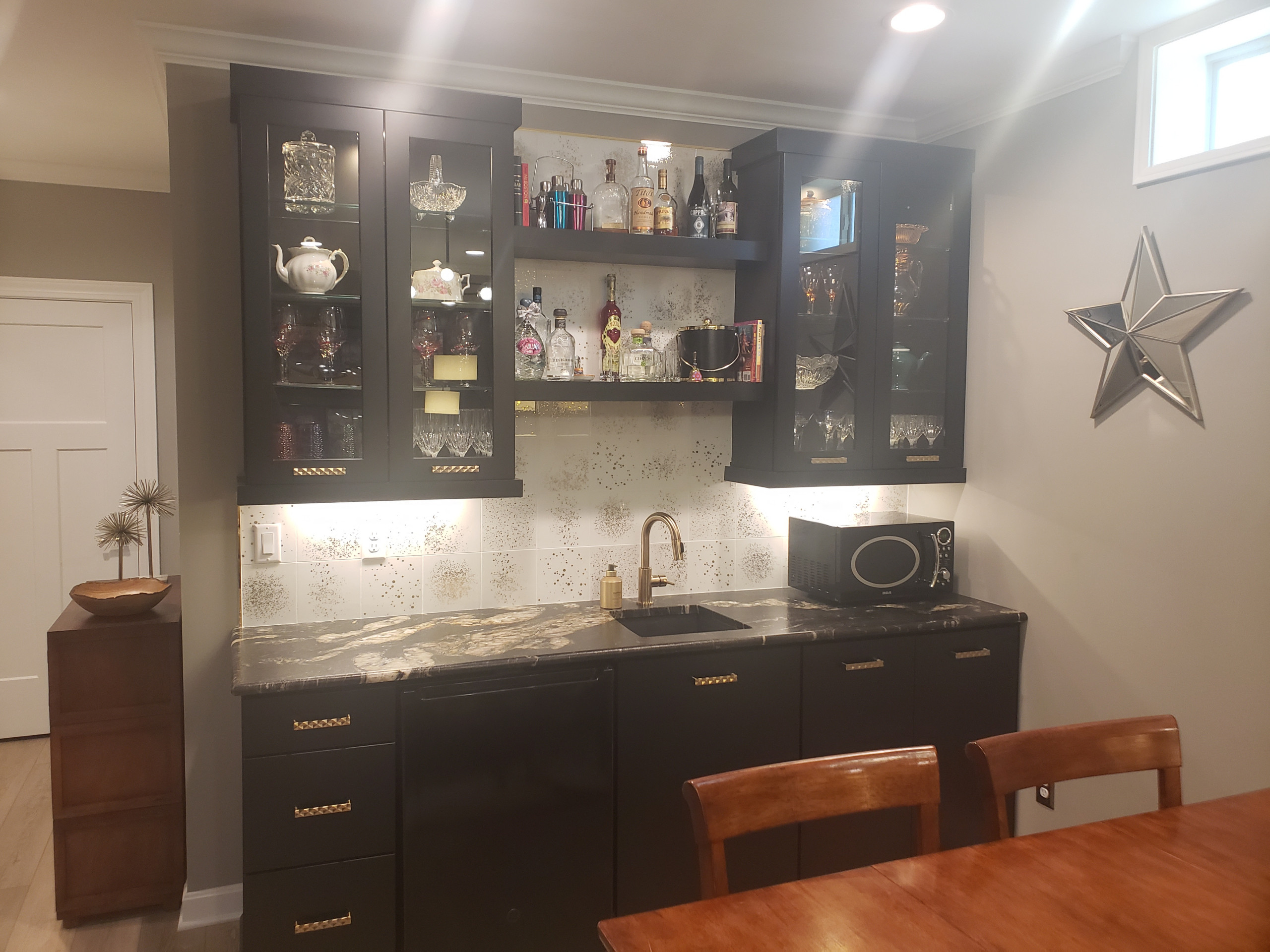 Modern Full basement remodel in Louisville KY