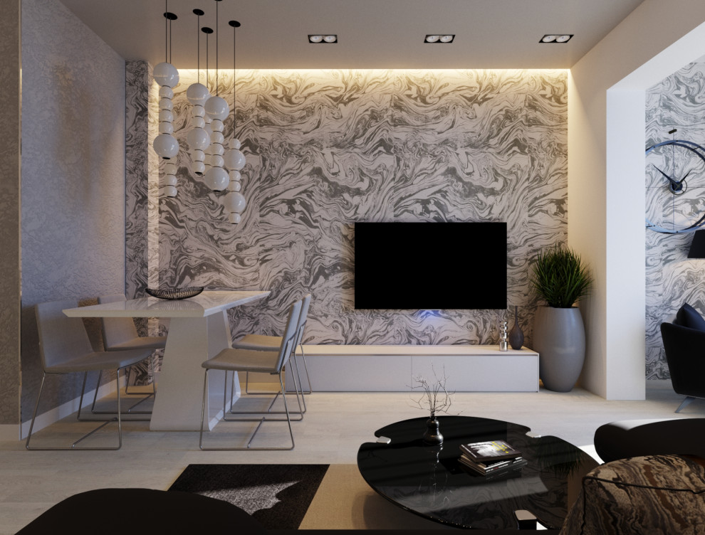 Светлый интерьер в современном стиле