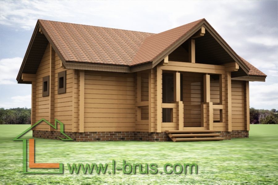 Проекты домов из профилированного бруса