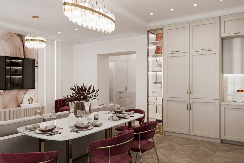 Столичный, 3х комнатный дом, классика с элементами Арт Деко