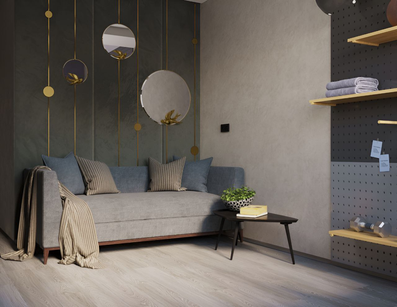 Квартира свободной планировки с двумя Эркерами