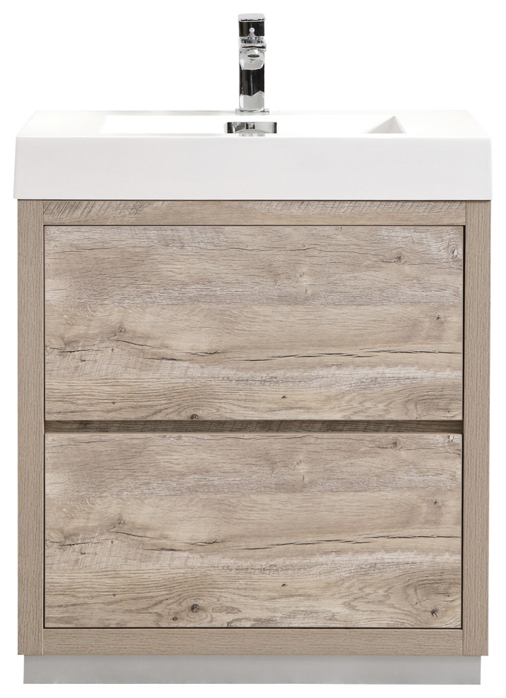 Bliss 30" Free Standing Bathroom Vanity Farmhouse Bathroom Vanities