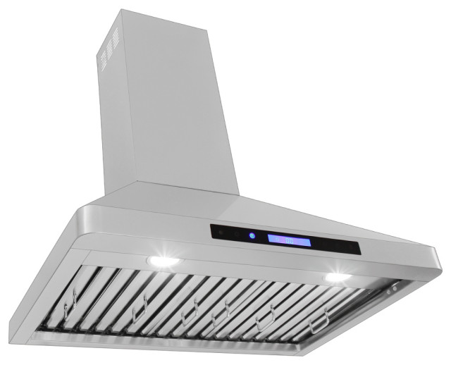 Proline PLFW 129E Wall Range Hood, 30 Contemporary Range Hoods And