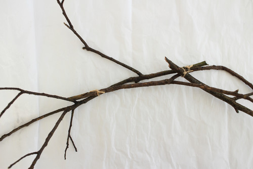 簡単diy ナチュラルな小枝のフライングリース Houzz ハウズ