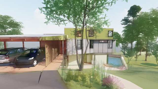 Nest House moderne-entre