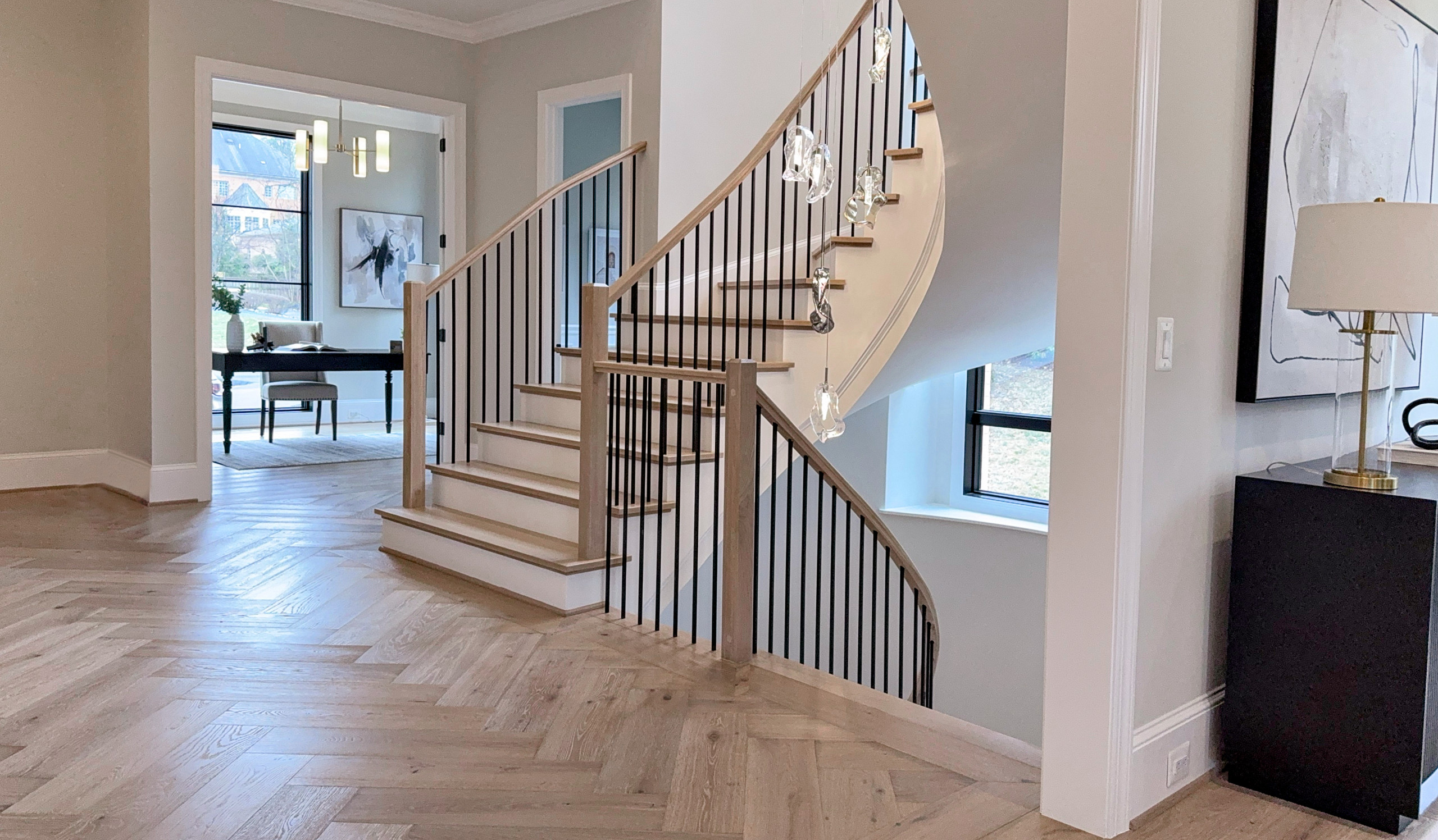 Project #150 | Contemporary White Oak Curve