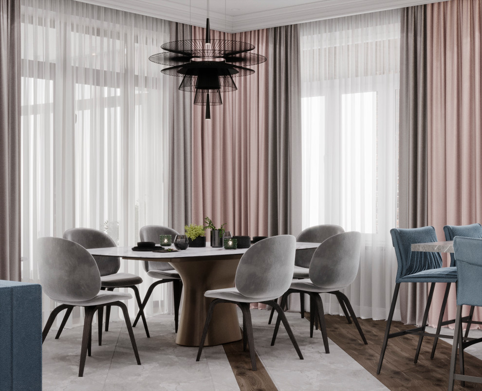 Дом в стиле эклектика для семьи трех поколений