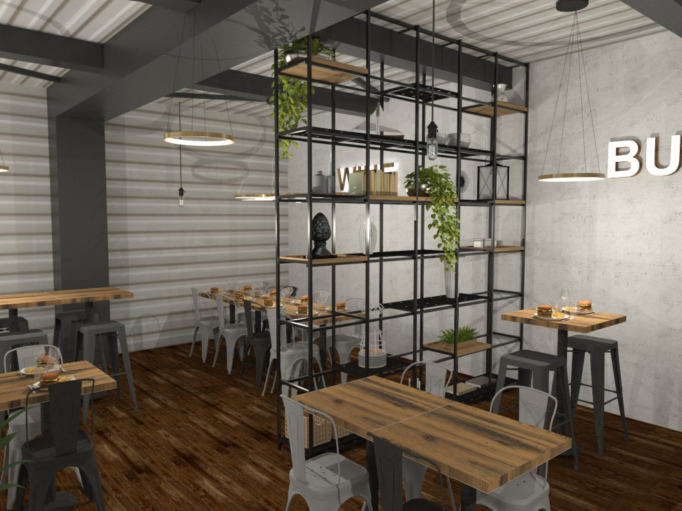 Sorbiers - Transformer un dépôt en un restaurant tendance