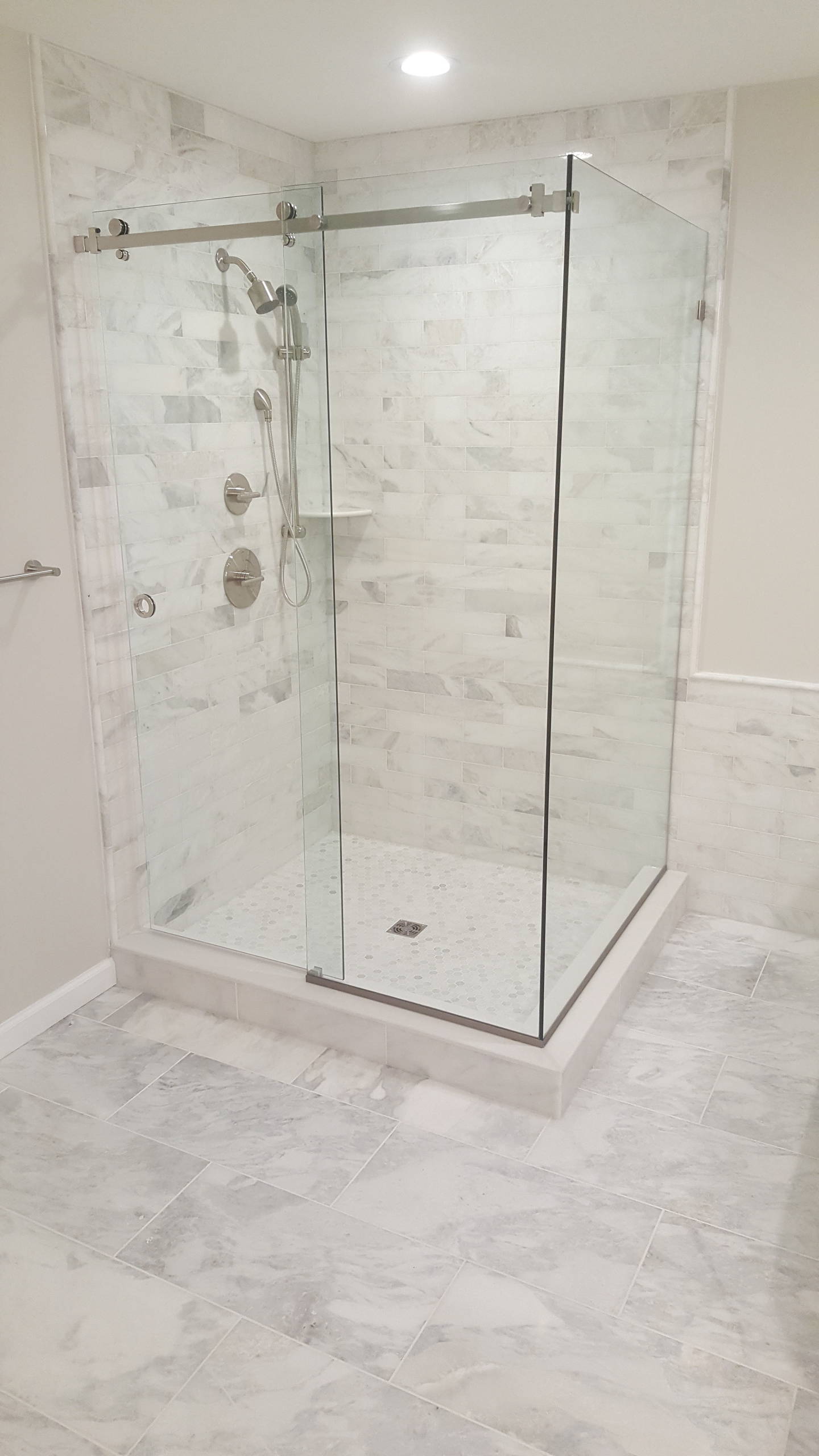 Sleek and Clean Master Bath