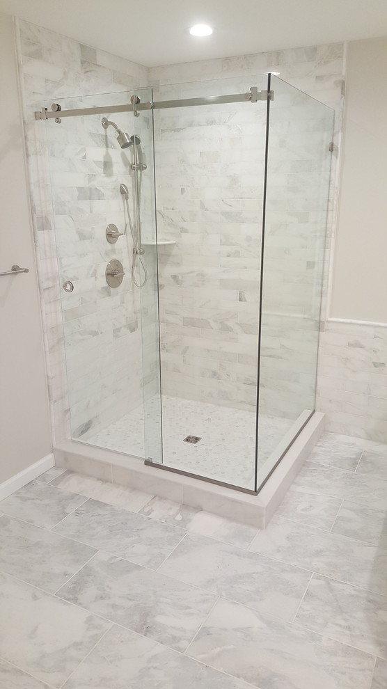 Sleek and Clean Master Bath