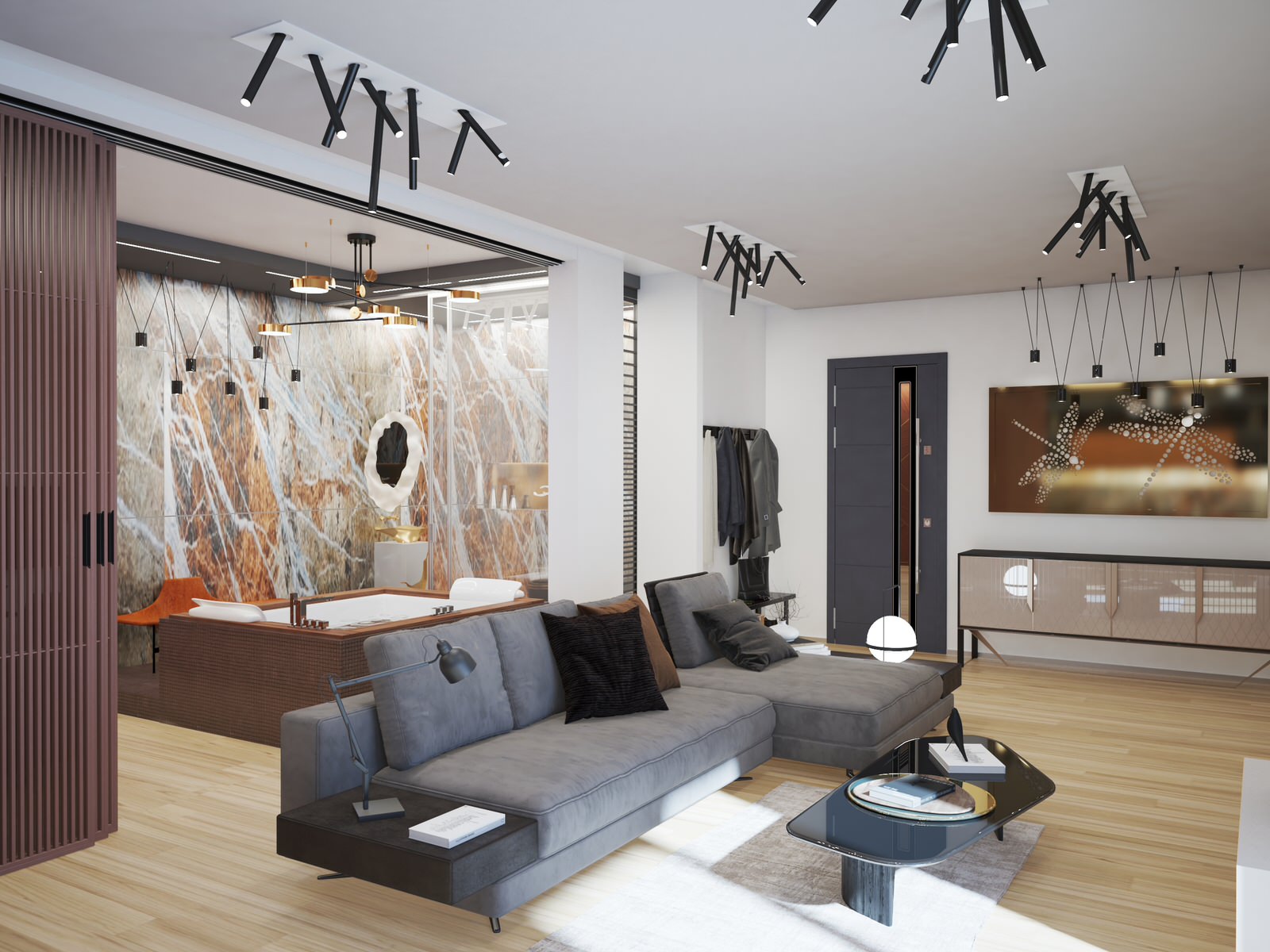 Большая студия со стрекозами.