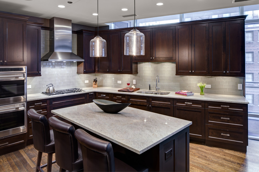 Kitchen - transitional kitchen idea in Chicago