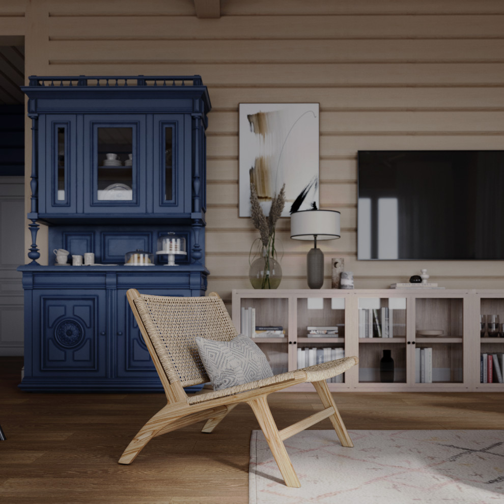 Дизайн частного дома в поселке Жодочи