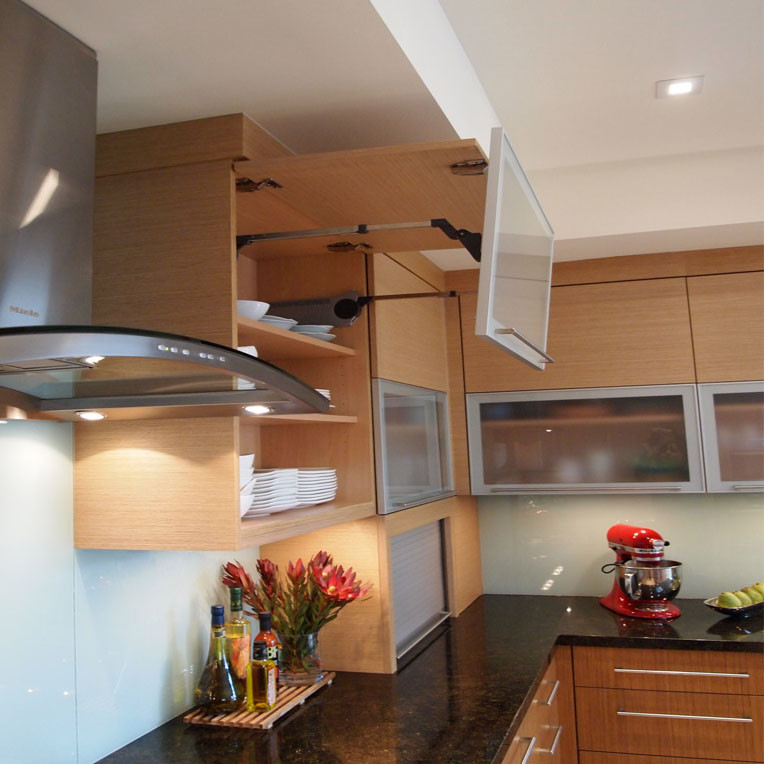 Vertical cabinet door