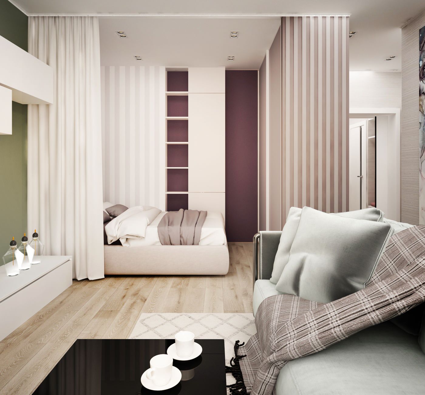 Однокомнатная квартира 33кв.м. в ЖК Ю-Сити