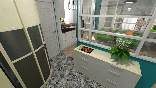 ДИЗАЙН-ПРОЕКТ КВАРТИРЫ  В ЖК « МИНИПОЛИС САМОЦВЕТЫ»