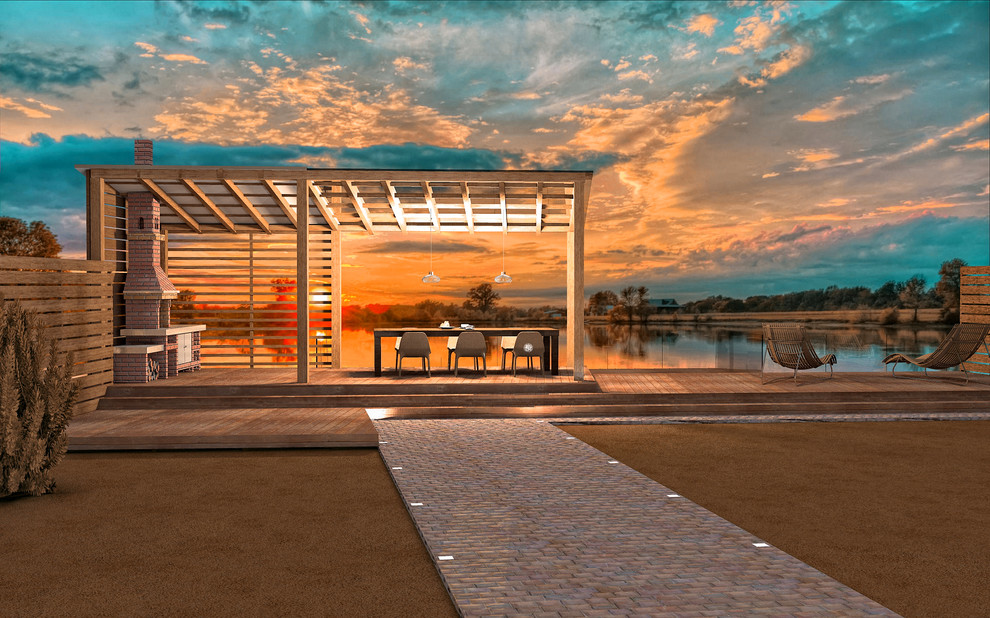 Дом в Самарской области на берегу реки