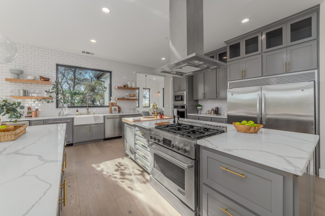 Secluded Ct transitional-kitchen