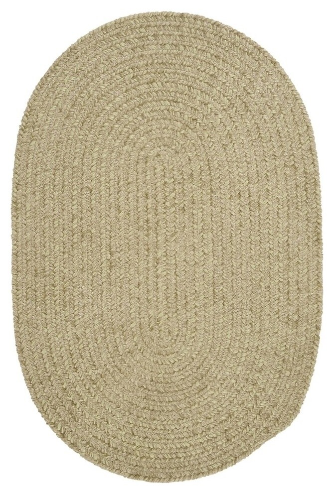 Colonial Mills Spring Meadow S601 Sprout Green Kids/Teen Area Rug, Oval 5'x8'