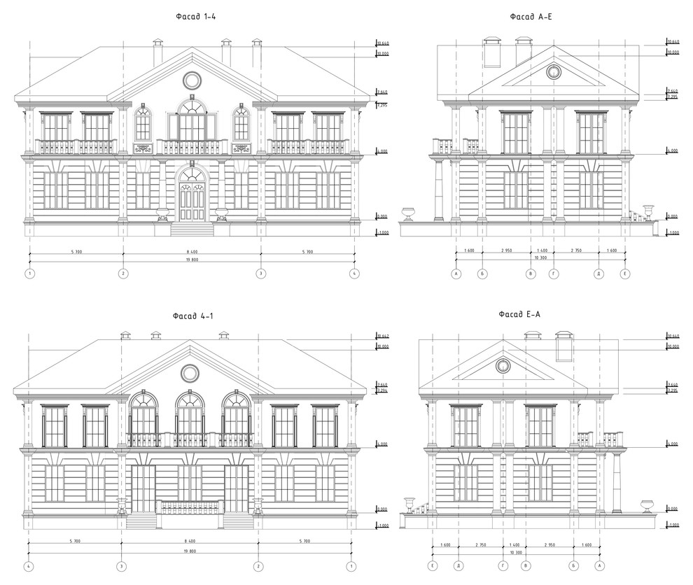 Жилой дом в классическом стиле