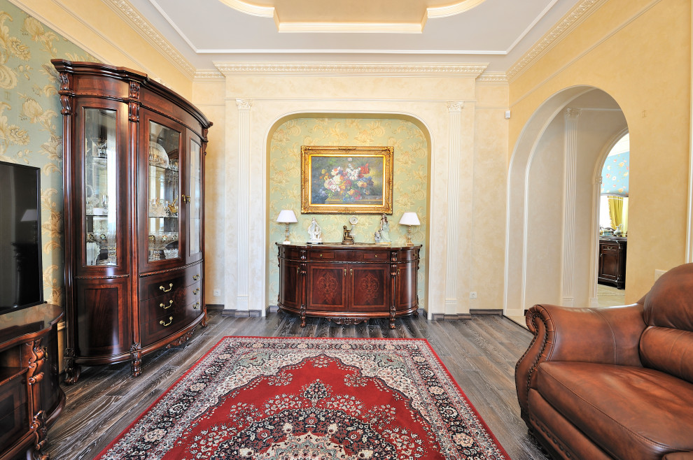 Интерьер дома в классическом стиле (250 кв м)