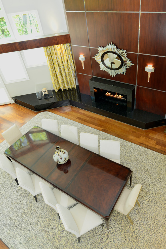 Example of a transitional home design design in DC Metro