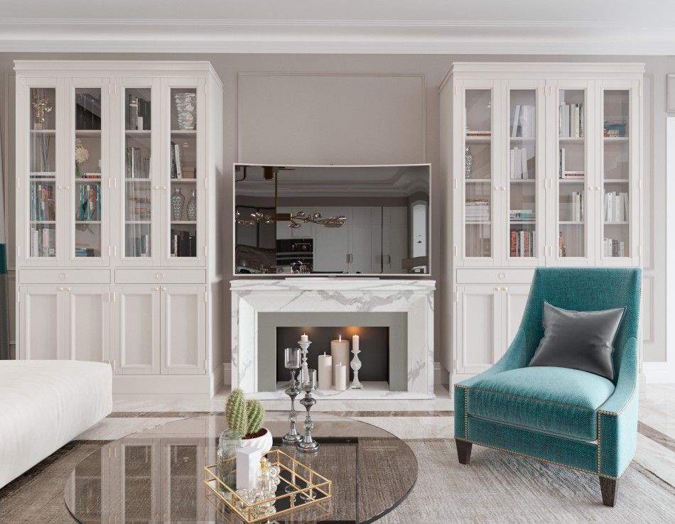 Уютная классика - гостиная