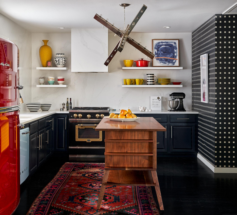 Inspiration for an eclectic kitchen in Denver.