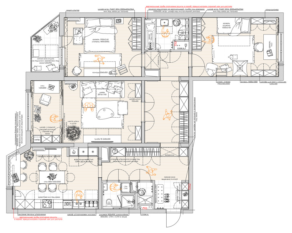 ЖК Прибрежный, Красногорск, 130 кв.м.