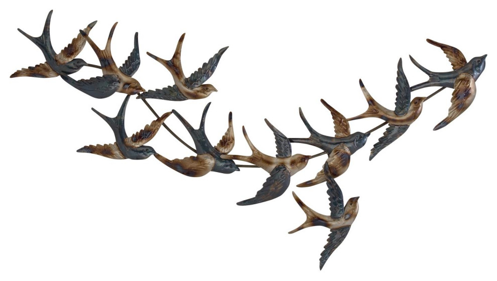 Zimlay Eclectic Iron Bird Wall Decor 53351