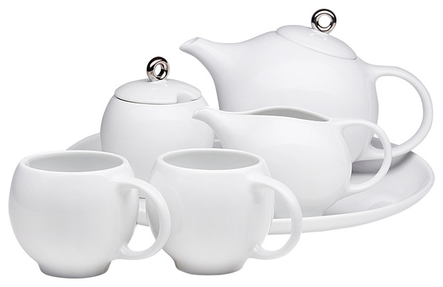 Eva 6 Piece Tea Set Contemporary Sets By Maia Ming Designs