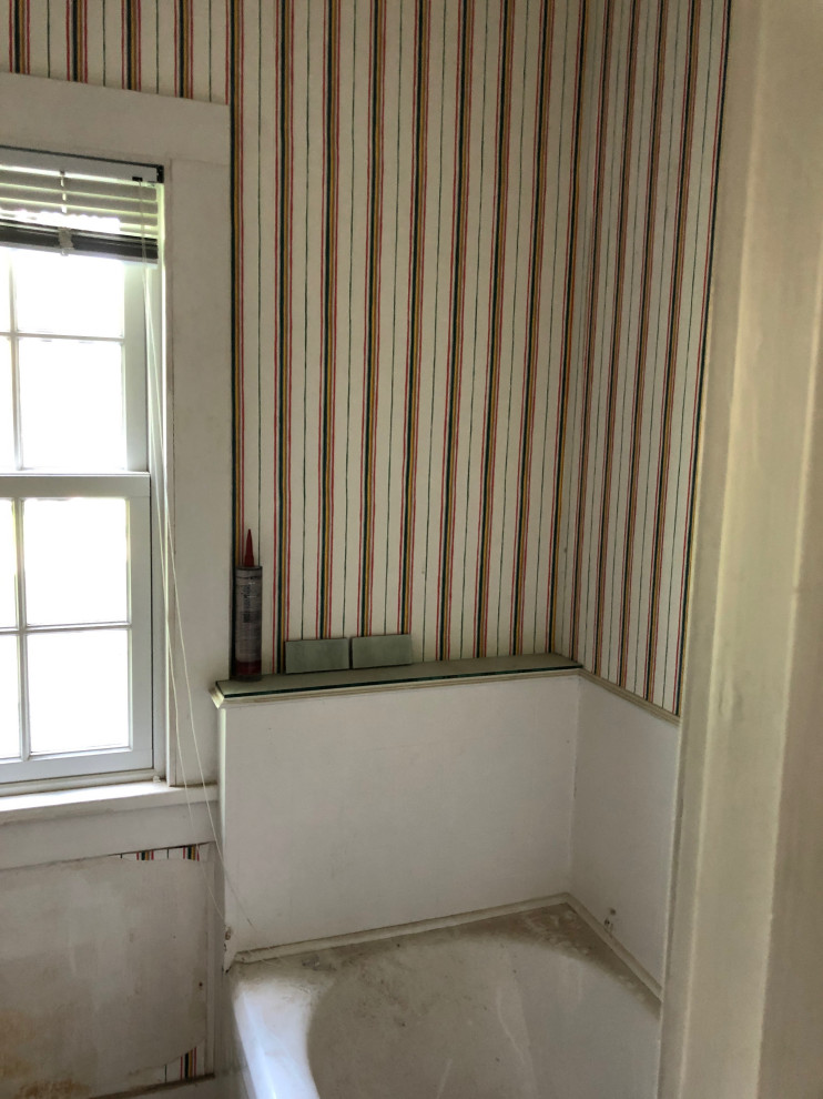 How to finish extra space at end of tub?