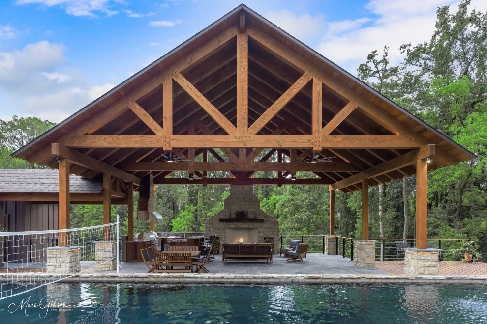 Timber Frame Outdoor Kitchen