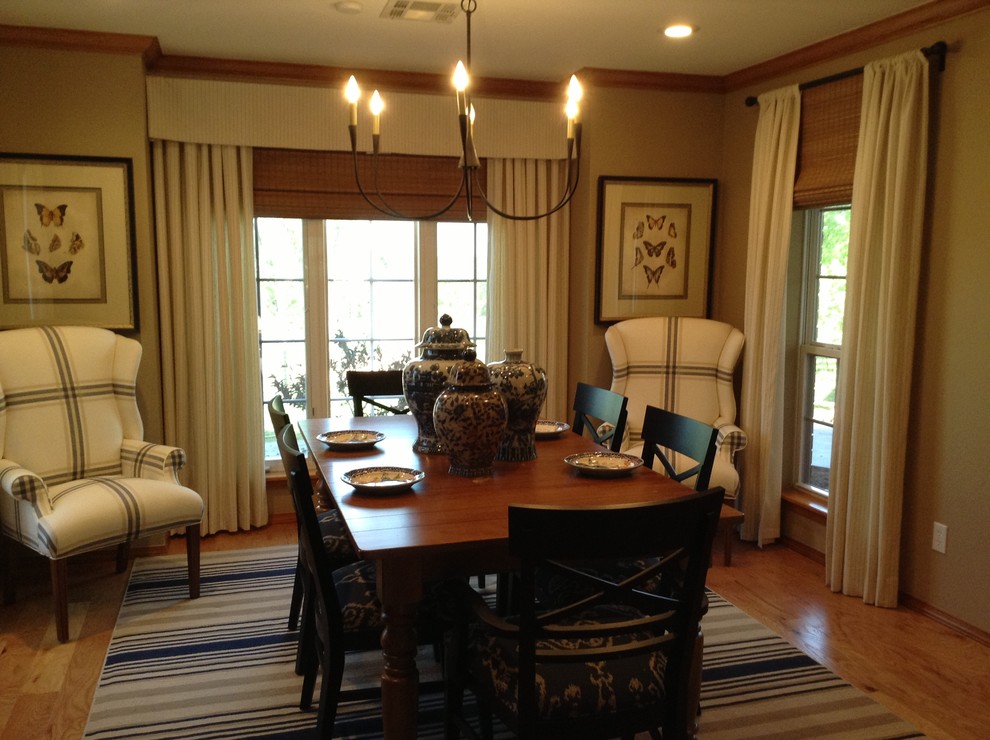 Inspiration for a traditional dining room in Oklahoma City.