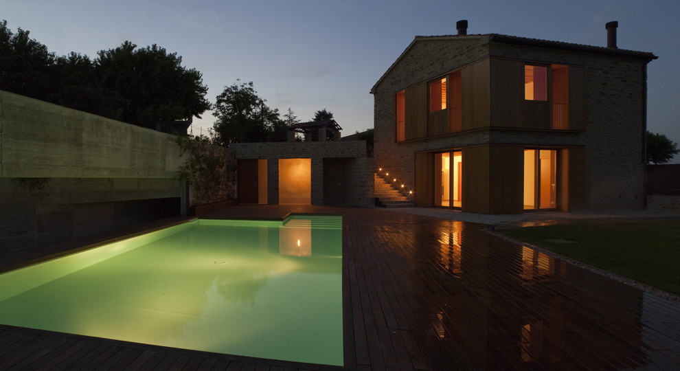Pool - rustic pool idea