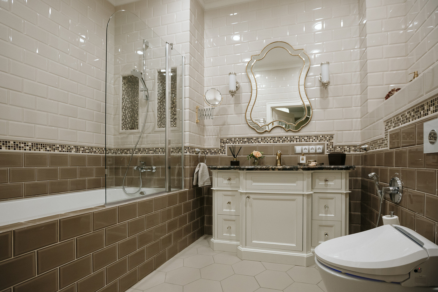 Американская классика на Крестовском острове.ЖК Привилегия 107м2