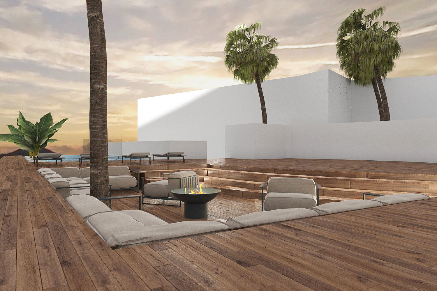 Villa  sul mare con la  vista Vesuvio