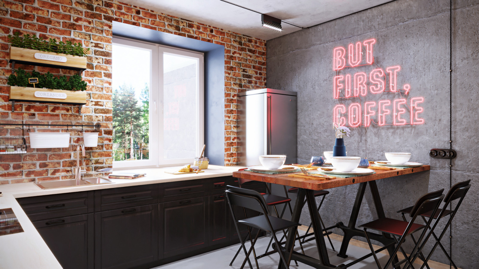 Дизайн-проект квартиры 100кв.м. для семьи из 4х человек в Северном парке