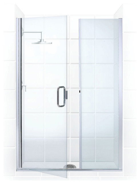 Coastal Shower Doors HC44IL.70-C Illusion Series 44" x 70" - Chrome