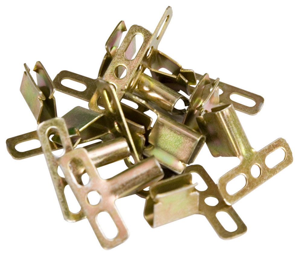 Shutter Clips for Standard Size Builders Edge Vinyl Shutters, 12Pack