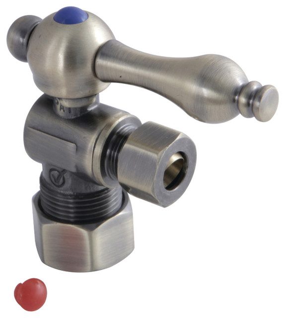 Kingston Brass 1 4 Turn Valves 5 8 In X 3 8 In Od Comp